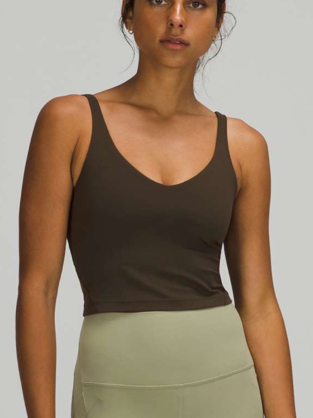 Lululemon Athletica Women’s Dark Olive Tank Top